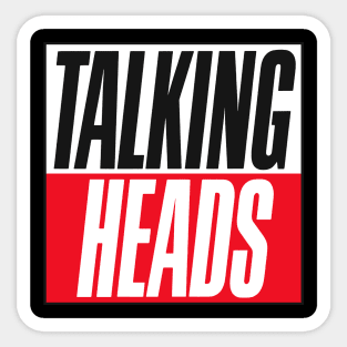 The Talking Heads Sticker